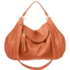 NWOT Beautiful Onna Ehrlich Leather Cognac Bag